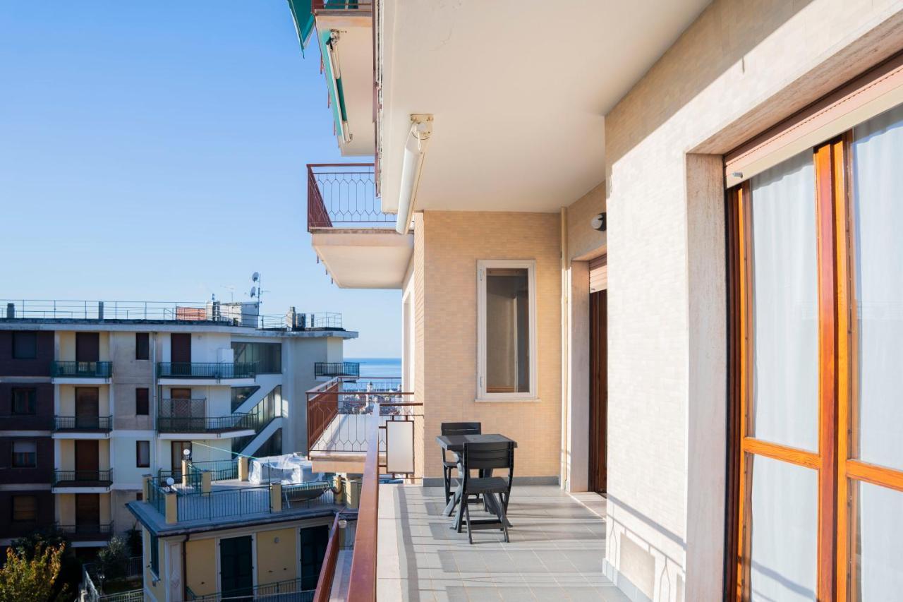 093 - Casa Panorama, Vista Mare E Vista Portofino, 500 Metri Centro Di Chiavari, Posto Auto Gratis Incluso 아파트 외부 사진
