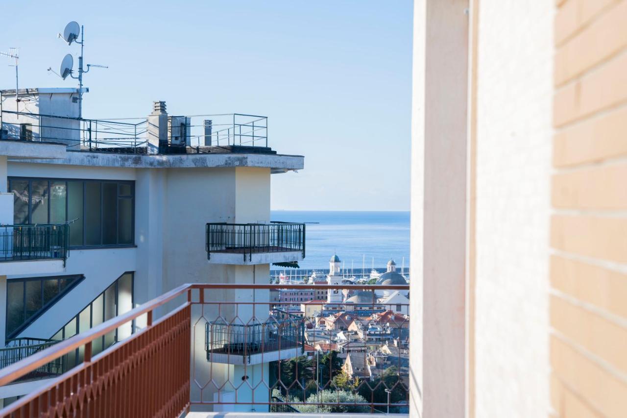 093 - Casa Panorama, Vista Mare E Vista Portofino, 500 Metri Centro Di Chiavari, Posto Auto Gratis Incluso 아파트 외부 사진