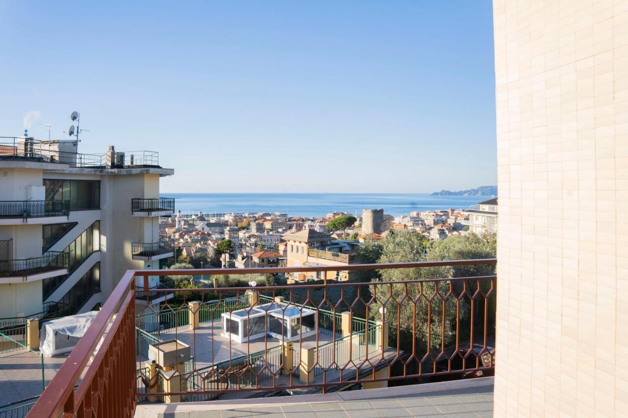 093 - Casa Panorama, Vista Mare E Vista Portofino, 500 Metri Centro Di Chiavari, Posto Auto Gratis Incluso 아파트 외부 사진