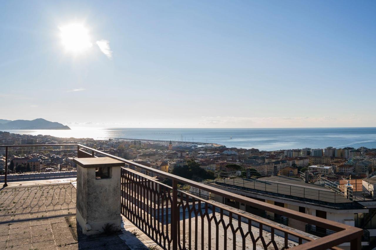 093 - Casa Panorama, Vista Mare E Vista Portofino, 500 Metri Centro Di Chiavari, Posto Auto Gratis Incluso 아파트 외부 사진