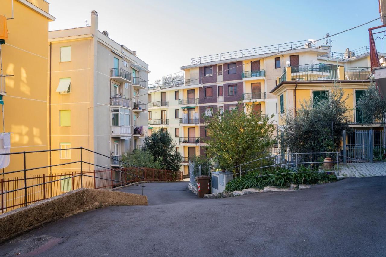 093 - Casa Panorama, Vista Mare E Vista Portofino, 500 Metri Centro Di Chiavari, Posto Auto Gratis Incluso 아파트 외부 사진