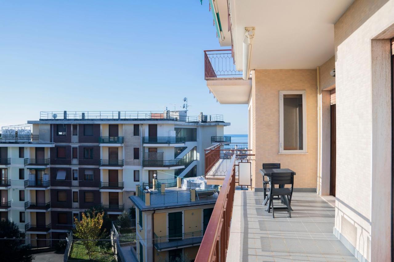 093 - Casa Panorama, Vista Mare E Vista Portofino, 500 Metri Centro Di Chiavari, Posto Auto Gratis Incluso 아파트 외부 사진